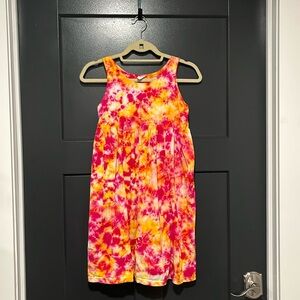 Girls Long Tie Dye Dress